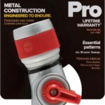 Gilmour Pro 3 Pattern Utility Hose Nozzle with Insulated Grip, Heavy Duty Hose Nozzle for Watering and Cleaning