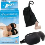 Mack’s Dreamweaver Contoured Sleep Mask – Comfortable, Adjustable, Dual Strap Eye Mask with Ultra Soft Foam Earplugs