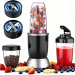 Smoothie Blender Maker 25000RPM Personal Blender for Shakes and Smoothies with 37oz 32oz 23oz Portable Cups Countertop blenders for kitchen, Frozen Drinks, Milkshake, Juice, Ice Crushing, Nuts