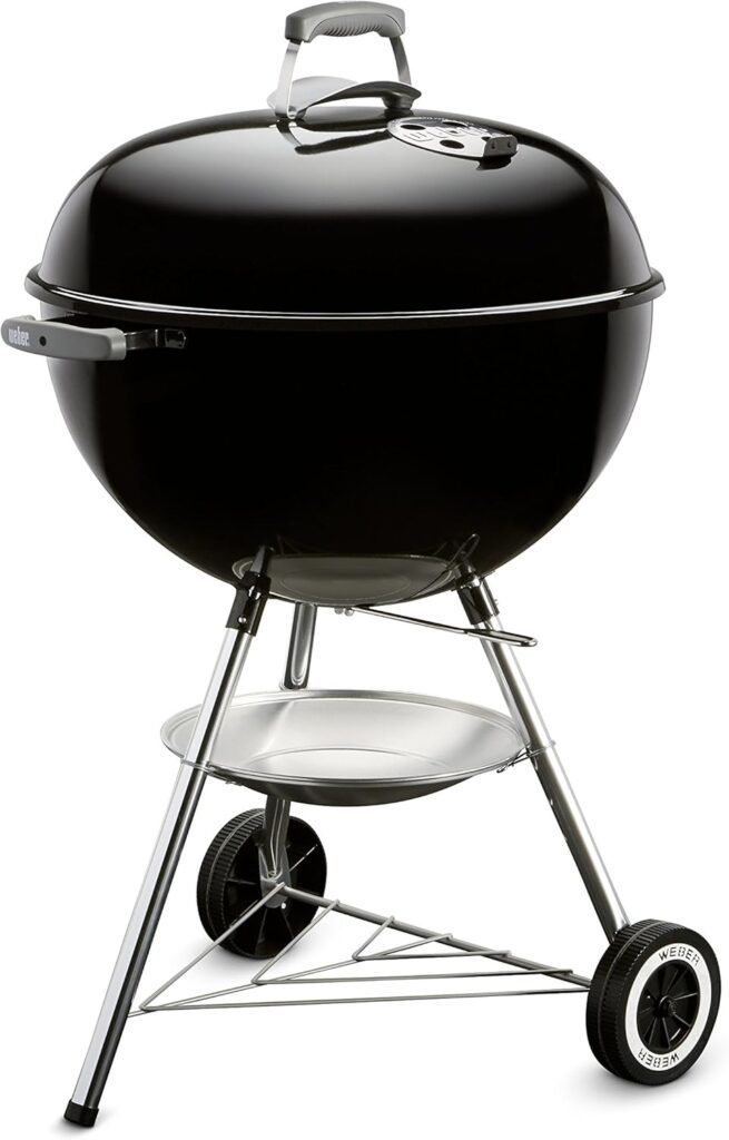 Weber Original Kettle Charcoal Grill for Outdoor Cooking and Barbecue, 22-Inch, Black
