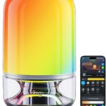 Govee Table Lamp 2 Pro x Sound by JBL, Smart Cordless Table Lamp with Speaker, Music-Light Sync, 16 Music Modes & 100+ Scene Modes, Work with Matter, DIY Customized Rechargeable Desk Lamp for Bedroom