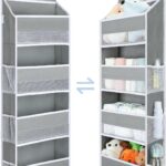 Yecaye 1 Pack Over the Door Organizer, 35.2lbs Load Toy Stuffed Animal Storage, Swing-proof Hanging Bathroom Organizers and Storage for Nursery Newborn Baby Essential Stuff Dorm Room Essentials