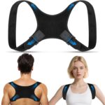 Back Brace Posture Corrector for Men and Women – Bionic System Newly Adjustable Upper Back Support Shoulder Posture Brace, Back Straightener Neck Pain Relief