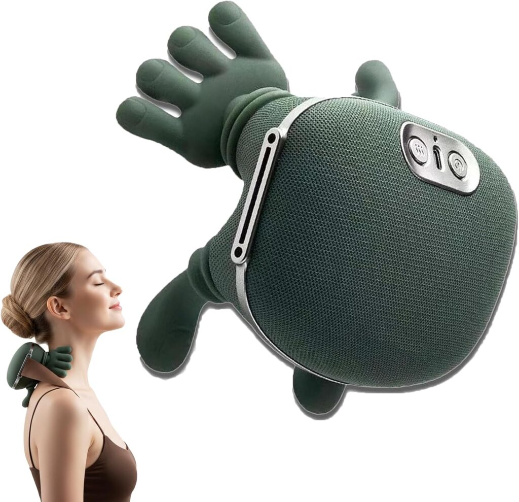 Massage Master for Shoulder, Neck and Shoulder Pro, Electrlc Cervical Neck Massager with Heat, 3-Speed Adjustment, for Back Pain Relief, Scalene and Relaxation, Muscle Tension & Knot Relief