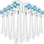 8 PCS IO Replacement Heads Compatible with Oral B IO 2/3/4/5/6/7/8/9/10/Deep Clean Series Electric Toothbrush, Brush Heads Compatible with Oral B IO for Teeth Cleaning (White)