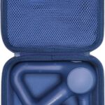 LTGEM Massage Case Compatible with TheraGun Relief Handheld Percussion Massage Gun/Neck/Back/Leg/Shoulder Massage Gun – Travel Protective Carrying Storage Bag, Blue(Case Only)