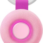 Portable Sound Machine – White Noise Sound Machine for Baby, Travel Donut Sound Machine for Sleep, 15 Soothing Sounds & 7 Colors Night Light, Breathing, Baby Shusher, Registry Gift, Pink