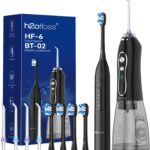 H2ofloss Water Flosser & Electric Toothbrush Combo – 2-in-1 Oral Care for Brushing & Flossing | 300ML Water Tank, 20–110 PSI, 5 Modes, BPA-Free | Long Battery Life | for Home & Travel