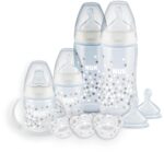 NUK Smooth Flow Anti-Colic Bottle Newborn Gift Set, 0+ Months