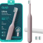 Quip Ultra Next Generation Smart Toothbrush – Timed Electric Toothbrush with Case – Replaceable Brush Head, Soft Bristles, Silicone Handle, 30-Day Battery Life – Travel Toothbrush – Dusk