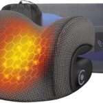 Wireless Heated Neck Stretcher for Pain Relief, Portable Cordless Neck Shoulder Cervical Traction Device with Graphene Heating Pad No Smell Magnetic Therapy Case Relaxer for TMJ Migraine Spine Alignme