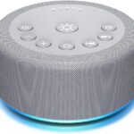 Sound Machine Night Light White Noise Brown Noise Machine 30 Non Looping Sounds 12 Lights 5 Timers 36 Adjustable Volume Memory Function Sleep Sounds Machine for Baby Kids Adult & Home Office Travel