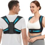 Vicorrect Posture Corrector for Women and Men: Adjustable Upper Back Brace Support – Shoulder Straightener Office Home Use Posture Trainer