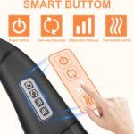 White Elephant Gifts for Adults,Neck Massager,Christmas Gifts for Women Men – Shiatsu Back and Neck Massager,Shoulder Massager Deep Tissue with Heat,Electric 4D Massage Pillow(NOT Cordless)