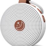 Mini Sound Machine Portable Baby White Noise Machine Brown Noise Machine with 30 Soothing Sounds for Kids Adults Auto-Off Timer 32 Volume Levels Battery Sleep Machine for Home Office Privacy & Travel