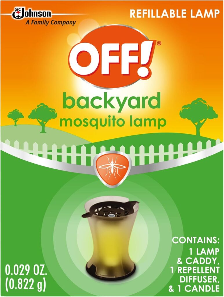 OFF! Backyard Mosquito Repellent Lamp Refills, Contains two Candle Diffuser Refills, (Pack of 2)