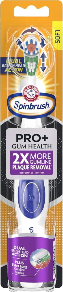 Spinbrush PRO+ Gum Health Powered Toothbrush, 1 count