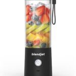 BlendJet 2 Portable Blender – Small Cordless Blender for Smoothies & Shakes, Mini USB-C Rechargeable, Self-Cleaning, Quiet Travel Blender with Stainless Steel Blades