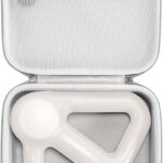 RAIACE Massage Gun Case, Hard Travel Storage Case Compatible with TheraGun Relief Percussion Massage Gun Device, Carrying Bag with Mesh Pocket for Cables and Other Accessories. (Case Only) – Gray