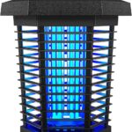Klahaite Bug Zapper Outdoor, Electric Mosquito Zapper, Fly Zapper Indoor Fly Traps, Mosquito Repellent Outdoor Patio and Backyard Covers 1/2 Acre, 3 Prong Plug, 4200V, ABS Fireproof Plastic Outer