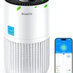 GoveeLife Mini Air Purifier for Bedroom, Smart Filter Air Purifier with App Alexa Control for Pet Hair, Odors, Pollen, Smoke, Portable Air Cleaner with 3 Speeds, 2 Modes, Timer, Aroma for Home