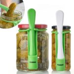 2 Pack Pickle Fork, YUNHOME Pickle Grabber, Stainless Steel Olive Grabber Tool, Fork Pickle Picker, Deep Jar Food Grabber for Olive, Vegetable, Unique Kitchen Gadgets