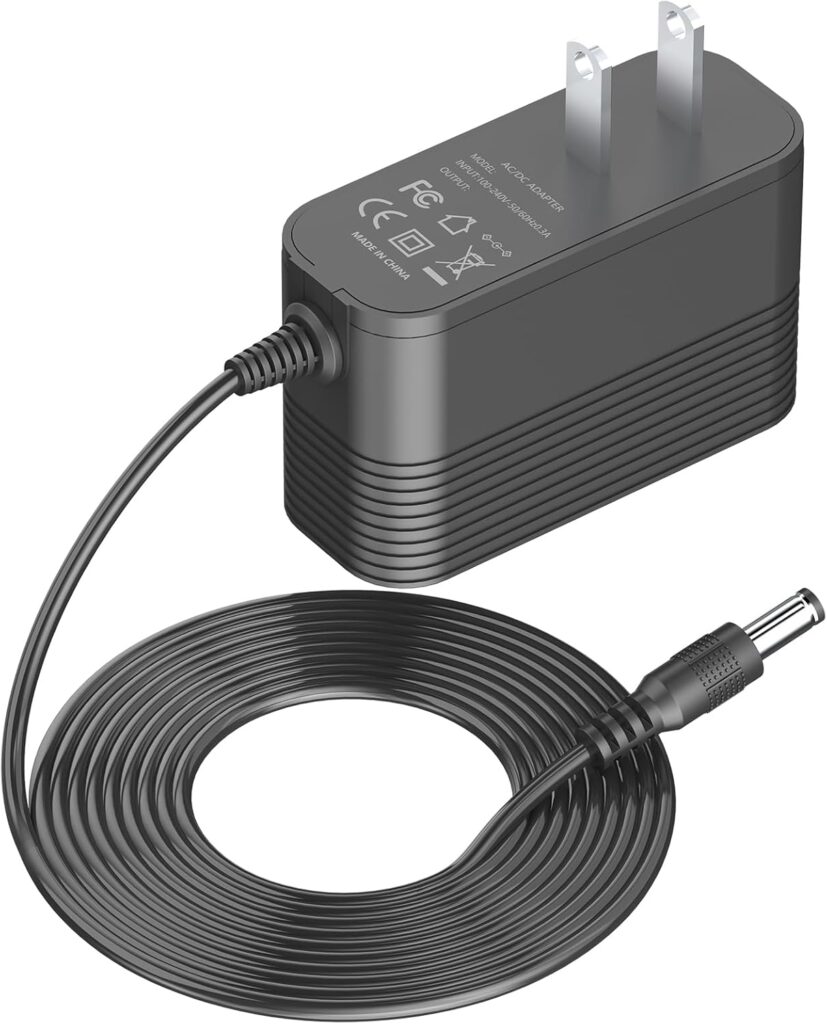 Charger for Fusion Black Pro Deep Tissue Massage Gun Replacement for Fusion Black Pro Massage Gun 24V 1A or 25.2V 1A Power Adapter