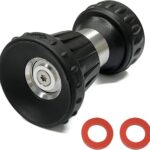 Cyprium Water Hose Nozzle Spray Water Nozzles For Garden Fireman Style Hose Nozzle Outdoor Hose Nozzle Sprayer High Pressure Watertight Connections For Reliable Use In Gardening, Cleaning