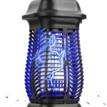 Bug Zapper, Electric Mosquito Zapper Outdoor, Fly Traps Indoor Outdoor, Flying Insects Zapper, Mosquito Killer Indoor 85-120V, 4200V, ABS Plastic Outer (Black)