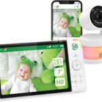 LeapFrog LF930HD Baby Monitor, 7” 720p HD Display,Video Baby Monitor with Camera and Audio, 1080p Smart Remote Access,360° Pan & Tilt,Color Night Light &Vision, Two-Way Intercom
