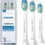 Philips Sonicare C2 Plaque Control – Genuine Replacement Electric Toothbrush Heads, White, 3 Pack, HX9023/65