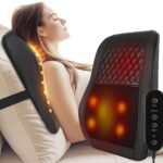 Fathers Day Gift Ideas Cordless Neck and Back Massager with Heat, Deep Tissue Shiatsu Neck Massager for Pain Relief, Massage Pillow for Back, Lower Back Massage, Birthday Gifts for Woman Man Dad