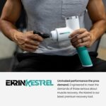 Ekrin Athletics White Kestrel Percussive Massager – Enhanced Precision & Comfort for Elite Muscle Recovery & Wellness – Relieve Sore Muscles and Stiffness
