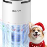 Air Purifiers for Home Large Room Up to 1500ft² with Aromatherapy, DBFIT H13 HEPA Air Purifier Air Cleaner for Smoke Pollen Dust Pet Hair Dander Odor, Portable Air Purifier with Timer (White)