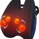 Shiatsu Neck and Back Massager with Heat, Neck and Shoulder Massagers, Deep Tissue Kneading Massage Pillow for Lower Back, Shoulder, Leg Muscle Pain Relief, Relax Gift for Woman Man