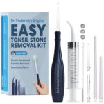 Dr. Frederick’s Original Easy Tonsil Stone Remover Kit – Fast Painless Tonsillolith Removal Tool – Fight Bad Breath – Pick and Oral Irrigator – 8 Pieces