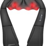 Snailax Shiatsu Neck and Shoulder Massager – Back Massager with Heat, Deep Kneading Electric Massage Pillow for Neck, Back, Shoulder,Foot,Body