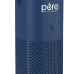 Pure Enrichment PureZone Mini Portable Air Purifier – Cordless True HEPA Filter Cleans Air & Eliminates 99.97% of Dust, Odors, & Allergens Close to You – Cars, School, & Office (Blue)