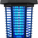 GOOTOP Bug Zapper Outdoor, Mosquito Zapper, 3 Prong Plug in Electric Fly Zapper, Mosquito Killer, Fly Traps, Flying Insects Zapper Indoor Outdoor 90-130V, 4200V, ABS Plastic Outer (Black)
