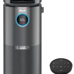 Shark 3 in 1 Air Purifiers for Home, Bedroom, or Office with HEPA Filter, Small Space Heater and Fan Combo, Filters Smoke, Covers up to 500 Sq Ft, Clean Sense Technology, Heat, Cool and Purify, HC452