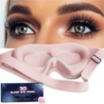Sleep Mask for Women Eyelash Extension, Eye Mask for Lash Extensions No Pressure 3D Contoured Lash Extension Sleep Mask, Block Out Light Sleep Protector Eye Shade Cover for Travel Yoga Nap