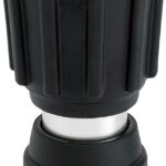 Underhill Magnum-Mini Garden Water Hose Nozzle, Sprayer, 3/4-Inch Thread Inlet, Jet Attachment, Heavy-Duty Metal and Rubber, Adjustable, NG350