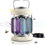 GeckoMan Hybrid Spectrum, Dusk-to-Dawn Bug Zapper Outdoor Bug Zapper Indoor Mosquito Repellent Outdoor Patio Mosquito Zapper Fly Zapper Fruit Fly Trap for Indoors Killer with Light Sensor
