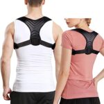Posture Corrector Adjustable Breathable Back Brace for Women and Men, Support Belt Straightener Improve Hunchback and Relief for Upper Lower Back, Lumbar, Neck, Shoulder Pain