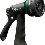 AUTOMAN-Garden-Hose-Nozzle, ABS Water Spray Nozzle with 7 Adjustable Watering Patterns, Slip Resistant for Watering Plants, Lawn& Garden, Washing Cars, Cleaning, Showering Pets & Outdoor Fun.