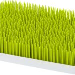 Boon Lawn Countertop Baby Bottle Drying Rack with Antimicrobial Tray – Spring Green – Bottle Rack and Organizer – Baby Feeding Essentials – 13.5 x 11 x 2.5 – 1 Count
