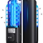 Flying Insect Trap Plug in Mosquito Bug Zapper Indoor Gnat Moth Catcher with 9W Night UV Light, 10 Sticky Glue Board Refills for Home Office