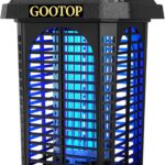 Bug Zapper Outdoor, 4200V Electric Mosquito Zapper, Bug Zapper Outdoor, Fly Traps, Fly Zapper, Mosquito Killer Indoor 3 Prong Plug, 90-130V, ABS Plastic Outer