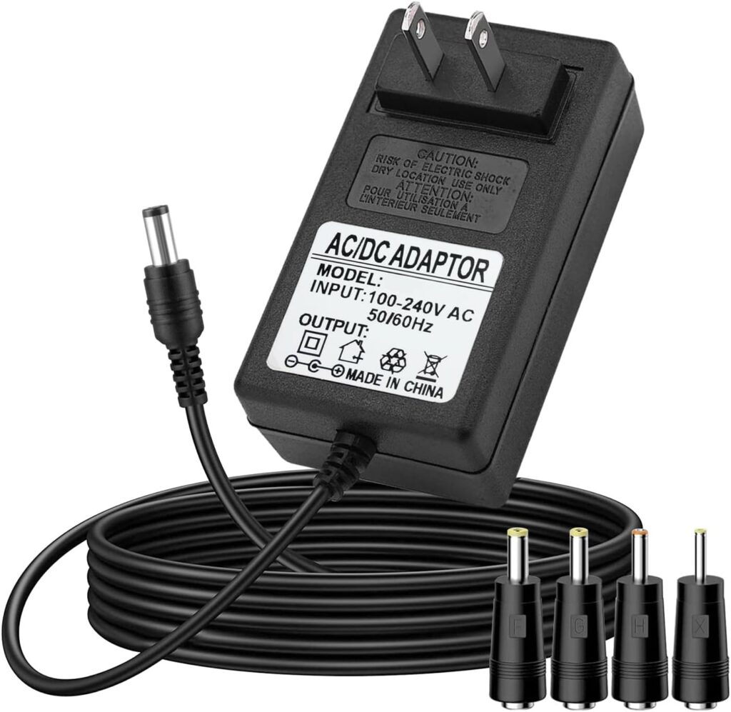 16.8V AC/DC Massage Gun Charger Adapter Compatible with LifePro Sonic, Sonic Mini,Fusion X, Sonic Pro, Youdgee H1 Mini, Mebak 3, Cryotex, DamKee DK-01 02, Wattne W2 W1, jetbus, Sportneer Massage Gun