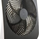 Treva 10-Inch Portable Fan, Powered by Battery and/or AC Adapter – Desk Fan Air Circulating with 2 Cooling Speeds for Personal and Travel Use (Black) (OOS)